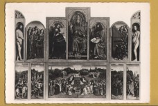 `St Bavon - The Mystic Lamb, Ghent by H&J Van Eyck` - Postally Unused - NELS Postcard.