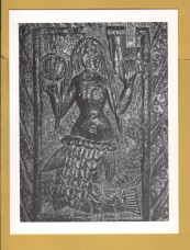 `The Mermaid - St Senara`s Church, Zennor` - Postally Unused - Church Postcard.