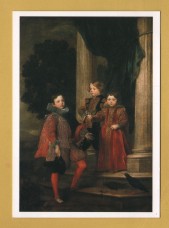 `The Balbi Children,1625/27 by Anthony van Dyck` - Postally Unused - Royal Academy of Arts Postcard.