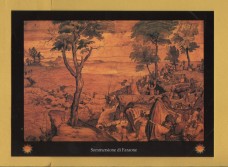 `Basilica of St Mary Major - `Submersion of Pharoah` by Lorenzo Lotto` - Postally Unused - Basilica of St Mary Major Postcard.