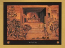 `Basilica of St Mary Major - `David and Goliath` by Lorenzo Lotto` - Postally Unused - Basilica of St Mary Major Postcard.