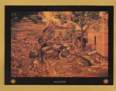 `Basilica of St Mary Major - `Noah`s Ark` by Lorenzo Lotto` - Postally Unused - Basilica of St Mary Major Postcard.