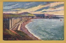 `Aberystwyth - Series ll - `Sunset, Aberystwyth` - Oilette - 6211` - Postally Unused - Raphael Tuck & Sons Postcard.