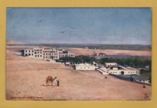 `Picturesque Egypt - `Mena House Hotel, Cairo (Taken From Top of Pyramid)` - Oilette - 7205` - Postally Unused - Raphael Tuck & Sons Postcard.