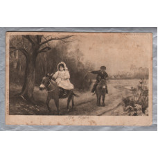 `The Race` - Postally Used - Forest ? 21st January 1904 - Postmark - C.W Faulkner & Co. Postcard