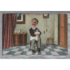 `After 12 Months` - Postally Used - Clapton 11th October 1904 - Postmark - M.Ettlinger & Co. Postcard