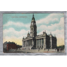 `Town Hall, Portsmouth` - Postally Used - Portsmouth - 13th November 1905 - Postmark - G.D & D Ltd Postcard
