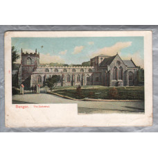 `Bangor. The Cathedral` - Postally Used - 869 (Port Dinorwic) Postmark - Pictoral Stationary Co. Postcard
