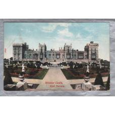 `Windsor Castle, East Terrace` - Postally Used - Cresselly 10th July 1913 - Postmark - Frith`s Postcard