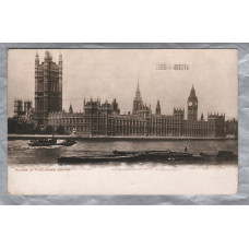 `Houses Of Parliament. London` - Postally Used - Weston S Mare 31st October 1921 Postmark