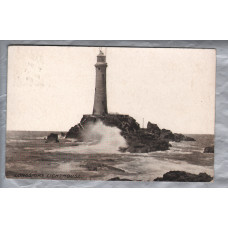 `Longships Lighthouse` - Cornwall - Postally Used - Penzance 21st April 1909 Postmark - R.M Williams Postcard