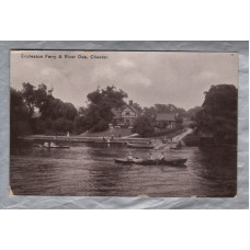`Eccleston Ferry & River Dee. Chester` - Postally Used - Chester 13st May 1913 - Postmark - Hugo Lang & Co. Postcard