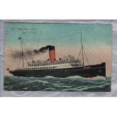 `S.S "King Orry", I.O.M` - Postally Used - Douglas I.O.M - 25th July 1926 - Postmark - Valentine Postcard