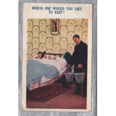 `Which One Would You Like To Keep?` - Postally Used - Worcester 23rd July 1921 - Postmark - Bamford & Co. Postcard