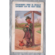 `Everybody Who Is Really Anybody Can Be Seen Here` - Postally Used - ? 9th October 192? - Postmark - The Regent Publishing Co. Co. Postcard