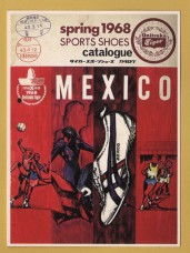 `Onitsuka Tiger - Spring 1968 Sports Shoes Catalogue - MEXICO` - Postally Unused - Asics Postcard.