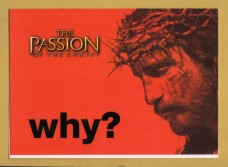 `Christian Enquiry Agency - WHY? - The Passion of the Christ` Fold Out Card - Postally Unused - Boomerang Media Postcard.