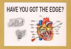 `Have You Got The Edge? - Letts Revise GCSE Study Guides` - Postally Unused - Boomerang Media Postcard.