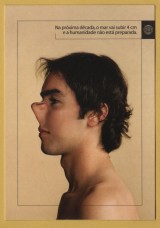 `In the Next Decade, the Sea Will Rise 4cm...` - Postally Unused - Postal Free Postcard.