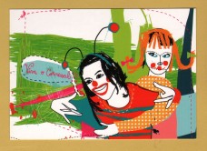 `Viva the Carnival by Postfree Lilliana Lourenco` - Postally Unused - Postfree Postcard.
