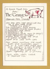 `Cookery at The Grange - The Grange, Beckington, Nr Bath` - Postally Unused - The Grange Postcard.