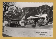`Hotel Berghof - Mayrhofen, Zillertal, Tirol` - Postally Unused - Hans Hruschka Postcard.