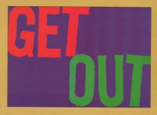 `GET OUT...AND get good, When You Get Online - Fruit Shoot` - Postally Unused - Boomerang Postcard 