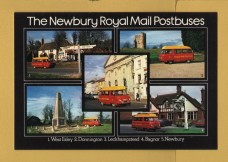 `The Newbury Royal Mail Postbuses` - Postally Unused - Royal Mail Postcard.