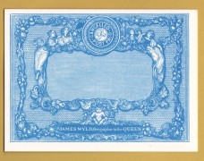 `1980 Stamp Collecting Magazine - Envelope Design Postcards - 2.James Wyld Geographer to the Queen 1839 Design` - Postally Unused - Stamp Collecting Magazine Postcards.