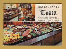 `Restaurante TOSCA, Puerto de la Cruz` - Postally Unused - Iber Cromo Postcard.