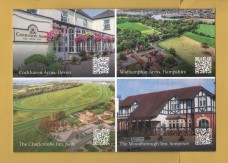 `Book Direct For Best Possible Rates! - Heartstone Inns` - Postally Unused - Heartstone Inns Postcard.