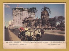 `The Queen Elizabeth - A CNR Hotel Owned by Hilton Hotels International - Canada` - Postally Used-1960 - Hotel Postcard.