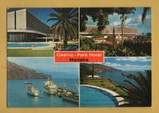 `Casino-Park Hotel, Funchal, Madeira` - Postally Used - Hans Huber Postcard.