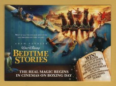`Walt Disney - BEDTIME STORIES - Adam Sandler - 2008` - Postally Unused - Boomerang Media Postcard.