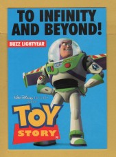 `Walt Disney Pictures Presents - TOY STORY - Buzz Lightyear - 1995` - Postally Unused - Disney/Pixar Postcard.