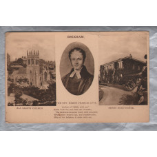`Brixham - All Saints Church - The Rev. Henry Francis Lyte - Berry Head House` - Postally Used - Written 2nd June 1959 - Stuart G. Goad Postcard  