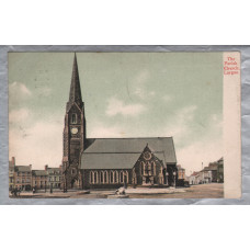 `The Parish Church, Lurgan` - County Armagh - Postally Used - Lurgan 12th December 1906 Postmark - Newell Brothers Postcard
