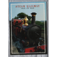 `Steam Railway, Isle of Man` - Postally Unused - John Hinde Ltd Postcard