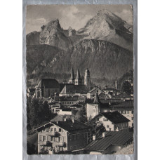 `Berchtesgaden mit Watzmann (2714m)` - Bavaria - Postally Unused - O.Beer Postcard