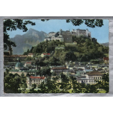 `Salzburg, Altstadt mit Untersberg` - Austria - Postally Unused - Alfred Grundler Postcard