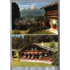 `Hausknechtlehen mit Watzmann` - Germany - Postally Unused - H.Ammon Postcard