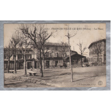 `Francheville Le Bas (Rhone) - La Place` - Postally Unused - B&G Lyon Postcard