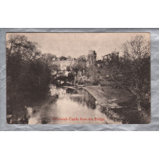 `Warwick Castle from the Bridge` - Postally Unused - Harvey Barton & Son Postcard