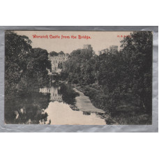 `Warwick Castle from the Bridge` - Postally Used - Warwick 8th September 1919 Postmark - Harvey Barton & Son Postcard