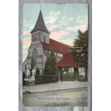 `Shirley Church, Croyden` - London - Postally Used - Caterham Valley 28th December 1904 Postmark - Producer Unknown