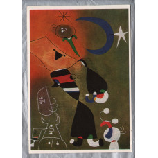 `Woman and Bird in the Moonlight - Joan Miro (1893 )` - Tate Gallery - Postally Unused - Michel Kunstverlag Postcard
