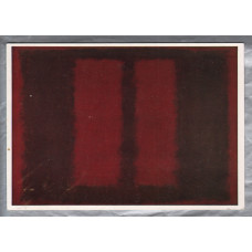`Two Openings in Black over Wine - Mark Rothko 1958` - Tate Gallery - Postally Unused - Gallery Postcard.