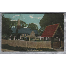 `Foots Cray Church, Kent` - Postally Used - Milford On Sea 15th April 1909 Postmark - Christian Novels Publishing Co.