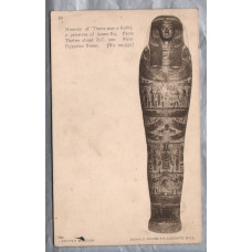 `Mummy of Thent-mut-s-Kebti, a priestess of Amen-Ra` - British Museum - Postally Unused - Donald Macbeth Postcard