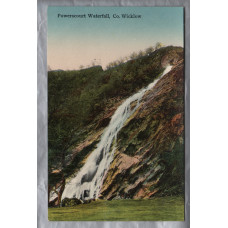 `Powerscourt Waterfall - Co Wicklow` - Postally Unused - E & S Postcard